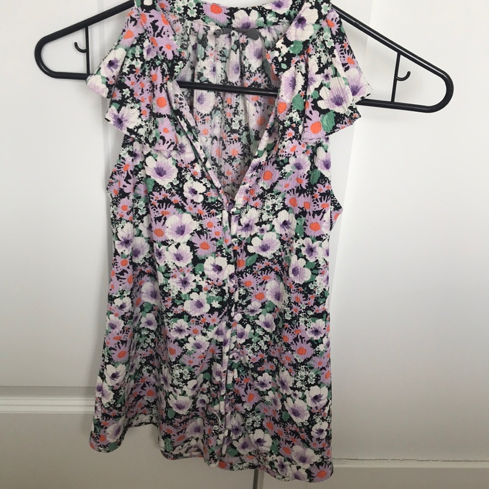 Ruffled tank
